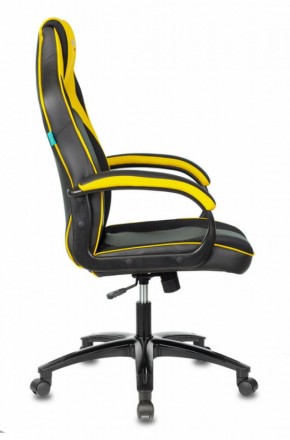 Кресло игровое Бюрократ VIKING 2 AERO YELLOW черный/желтый в Новом Уренгое - novyy-urengoy.ok-mebel.com | фото 3