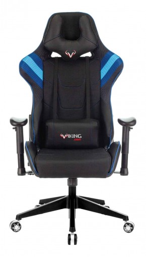 Кресло игровое Бюрократ VIKING 4 AERO BLUE черный/синий в Новом Уренгое - novyy-urengoy.ok-mebel.com | фото 3