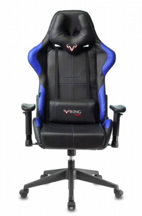 Кресло игровое Бюрократ VIKING 5 AERO BLUE черный/синий в Новом Уренгое - novyy-urengoy.ok-mebel.com | фото 3