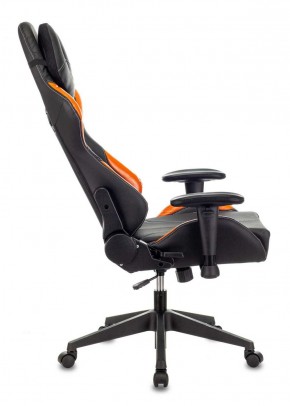 Кресло игровое Бюрократ VIKING 5 AERO ORANGE черный/оранжевый в Новом Уренгое - novyy-urengoy.ok-mebel.com | фото 2