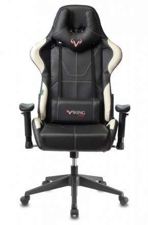 Кресло игровое Бюрократ VIKING 5 AERO WHITE черный/белый в Новом Уренгое - novyy-urengoy.ok-mebel.com | фото 3