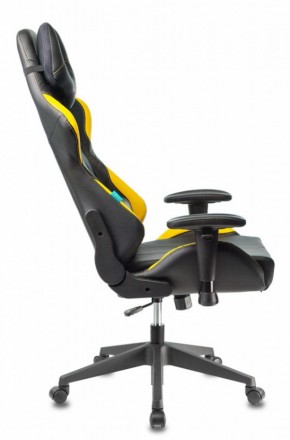 Кресло игровое Бюрократ VIKING 5 AERO YELLOW черный/желтый в Новом Уренгое - novyy-urengoy.ok-mebel.com | фото 2