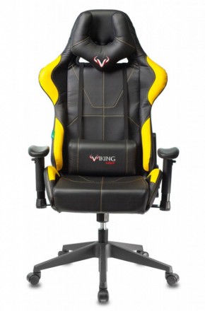 Кресло игровое Бюрократ VIKING 5 AERO YELLOW черный/желтый в Новом Уренгое - novyy-urengoy.ok-mebel.com | фото 3