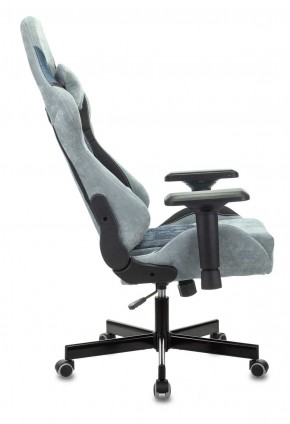 Кресло игровое Бюрократ VIKING 7 KNIGHT BL FABRIC синий в Новом Уренгое - novyy-urengoy.ok-mebel.com | фото 2