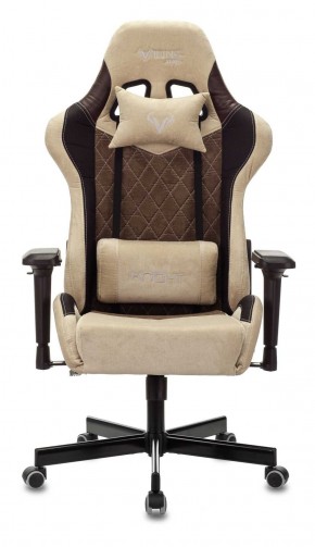 Кресло игровое Бюрократ VIKING 7 KNIGHT BR FABRIC коричневый/бежевый в Новом Уренгое - novyy-urengoy.ok-mebel.com | фото 3
