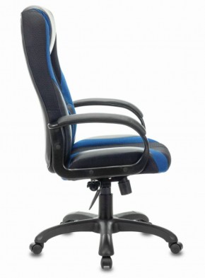 Кресло компьютерное BRABIX PREMIUM "Rapid GM-102" (экокожа/ткань, черное/синее) 532106 в Новом Уренгое - novyy-urengoy.ok-mebel.com | фото 3