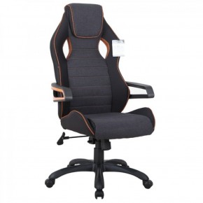 Кресло компьютерное BRABIX Techno Pro GM-003 (ткань черное/серое, вставки оранжевые) 531813 в Новом Уренгое - novyy-urengoy.ok-mebel.com | фото