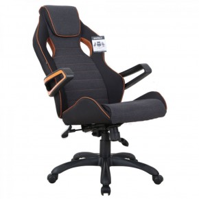 Кресло компьютерное BRABIX Techno Pro GM-003 (ткань черное/серое, вставки оранжевые) 531813 в Новом Уренгое - novyy-urengoy.ok-mebel.com | фото 8