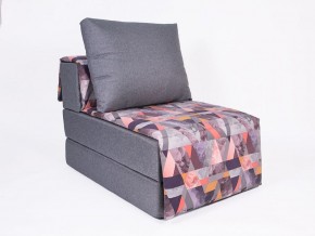 Кресло-кровать бескаркасное Харви (серый-сноу манго) в Новом Уренгое - novyy-urengoy.ok-mebel.com | фото