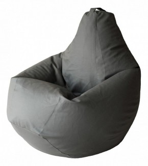 Кресло-мешок Серая ЭкоКожа 3XL 150*110 см в Новом Уренгое - novyy-urengoy.ok-mebel.com | фото
