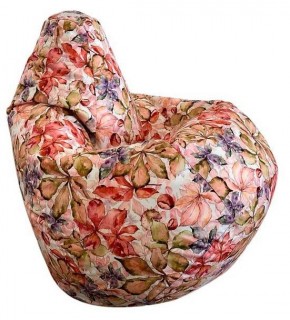 Кресло-мешок Цветы L в Новом Уренгое - novyy-urengoy.ok-mebel.com | фото 1