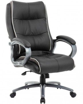 Кресло офисное BRABIX PREMIUM "Strong HD-009" (экокожа черная, ткань серая) 531945 в Новом Уренгое - novyy-urengoy.ok-mebel.com | фото 1