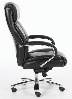 Кресло офисное BRABIX "Direct EX-580" (хром/рециклированная кожа/черное) 531824 в Новом Уренгое - novyy-urengoy.ok-mebel.com | фото 3
