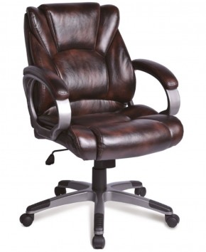 Кресло офисное BRABIX "Eldorado EX-504" (коричневое) 530875 в Новом Уренгое - novyy-urengoy.ok-mebel.com | фото 1