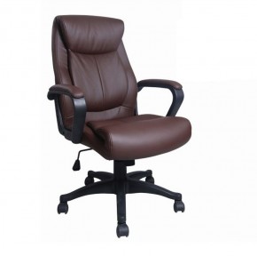 Кресло офисное BRABIX "Enter EX-511" (экокожа/коричневая) 531163 в Новом Уренгое - novyy-urengoy.ok-mebel.com | фото 1