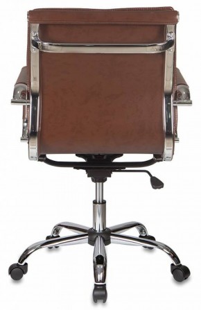 Кресло руководителя Бюрократ CH-993-LOW/BROWN коричневый в Новом Уренгое - novyy-urengoy.ok-mebel.com | фото 4