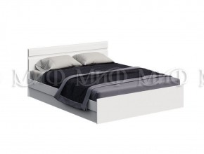 НЭНСИ NEW Кровать 1,4 м (Белый глянец холодный/Белый) в Новом Уренгое - novyy-urengoy.ok-mebel.com | фото
