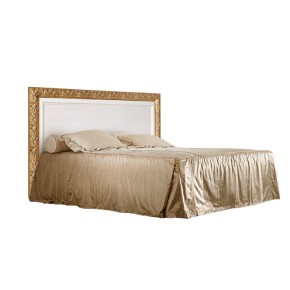 Кровать 2-х спальная (1,4 м)Тиффани штрих-лак/золото с подъемным механизмом (ТФКР140-2[7]) в Новом Уренгое - novyy-urengoy.ok-mebel.com | фото
