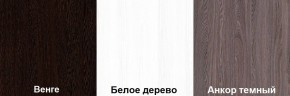 Кровать-чердак Пионер 1 (800*1900) Белое дерево, Анкор темный, Венге в Новом Уренгое - novyy-urengoy.ok-mebel.com | фото 3