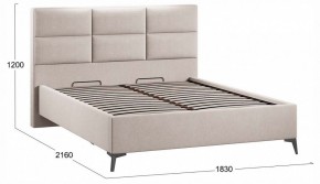 Кровать двуспальная Делана с ПМ Тип 1 в Новом Уренгое - novyy-urengoy.ok-mebel.com | фото 4