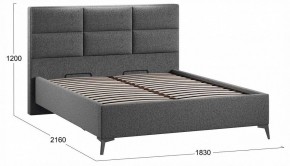 Кровать двуспальная Делана с ПМ Тип 1 в Новом Уренгое - novyy-urengoy.ok-mebel.com | фото 3