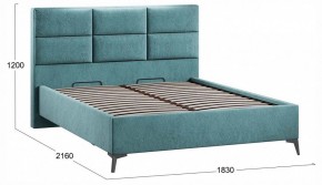 Кровать двуспальная Делана с ПМ Тип 1 в Новом Уренгое - novyy-urengoy.ok-mebel.com | фото 4