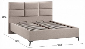Кровать двуспальная Делана с ПМ Тип 1 в Новом Уренгое - novyy-urengoy.ok-mebel.com | фото 3