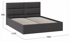 Кровать двуспальная Глосс с ПМ Тип 1 в Новом Уренгое - novyy-urengoy.ok-mebel.com | фото 4