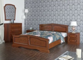 ЕЛЕНА Кровать из массива 1800 (Орех) в Новом Уренгое - novyy-urengoy.ok-mebel.com | фото 2