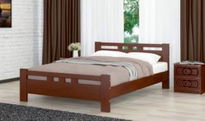ВЕРОНИКА-2 Кровать из массива 1600 (Орех) в Новом Уренгое - novyy-urengoy.ok-mebel.com | фото