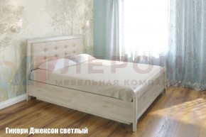 Кровать КР-1033 с мягким изголовьем в Новом Уренгое - novyy-urengoy.ok-mebel.com | фото