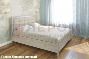Кровать КР-2033 с мягким изголовьем в Новом Уренгое - novyy-urengoy.ok-mebel.com | фото 1