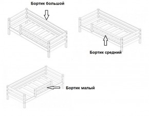 Кровать одноярусная Сонечка (800*1900) модульная в Новом Уренгое - novyy-urengoy.ok-mebel.com | фото 3
