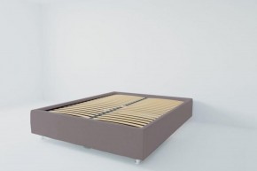 Кровать Подиум с ортопедическим основанием 800 (велюр темно-серый) в Новом Уренгое - novyy-urengoy.ok-mebel.com | фото 2