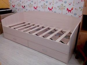Кровать Соло-софа 1 с ящиками в Новом Уренгое - novyy-urengoy.ok-mebel.com | фото 2