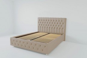 Кровать Версаль с ортопедическим основанием 800 (велюр светло-серый) в Новом Уренгое - novyy-urengoy.ok-mebel.com | фото
