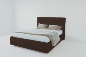 Кровать Версаль с ПМ 800 (экокожа коричневая) в Новом Уренгое - novyy-urengoy.ok-mebel.com | фото