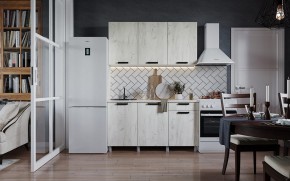 Кухня ДИОР 1500 (Белый/Дуб Крафт белый) в Новом Уренгое - novyy-urengoy.ok-mebel.com | фото