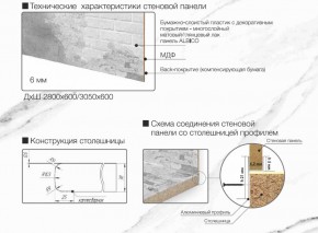 Кухонный фартук со столешницей (А-01) в едином стиле (3050 мм) в Новом Уренгое - novyy-urengoy.ok-mebel.com | фото 7