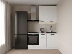 Кухонный гарнитур Белый Глянец 1600 h950 (Стол. 38мм) в Новом Уренгое - novyy-urengoy.ok-mebel.com | фото