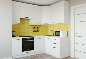 Кухонный гарнитур Белый Глянец 2200*1600 h950 (Стол. 26мм) в Новом Уренгое - novyy-urengoy.ok-mebel.com | фото