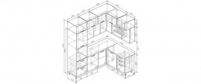 Кухонный гарнитур Демо 2200*1700 (Стол. 38мм) в Новом Уренгое - novyy-urengoy.ok-mebel.com | фото 2