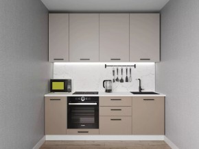 Кухонный гарнитур Каппучино 2200 h950 (Стол. 26мм) в Новом Уренгое - novyy-urengoy.ok-mebel.com | фото