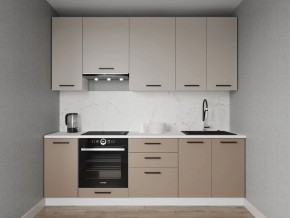 Кухонный гарнитур Каппучино 2400 h950 (Стол. 26мм) в Новом Уренгое - novyy-urengoy.ok-mebel.com | фото