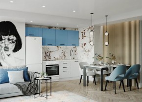 Кухонный гарнитур Капри 2550 (Стол. 26мм) в Новом Уренгое - novyy-urengoy.ok-mebel.com | фото