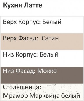 Кухонный гарнитур Латте 1800 (Стол. 38мм) в Новом Уренгое - novyy-urengoy.ok-mebel.com | фото 3