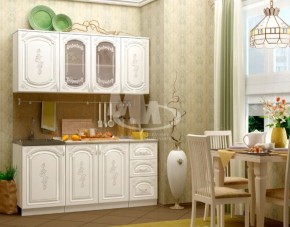 ЛИЗА-2 Кухонный гарнитур 1,7 Белый глянец холодный в Новом Уренгое - novyy-urengoy.ok-mebel.com | фото
