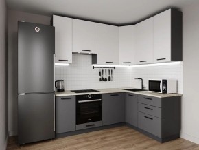 Кухонный гарнитур Меренга 2200*1600 h950 (Стол. 26мм) в Новом Уренгое - novyy-urengoy.ok-mebel.com | фото