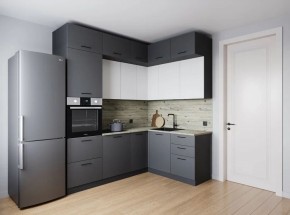 Кухонный гарнитур Меренга 2200*1700 (Стол. 26мм) в Новом Уренгое - novyy-urengoy.ok-mebel.com | фото