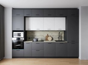 Кухонный гарнитур Меренга 3400 (Стол. 26мм) в Новом Уренгое - novyy-urengoy.ok-mebel.com | фото